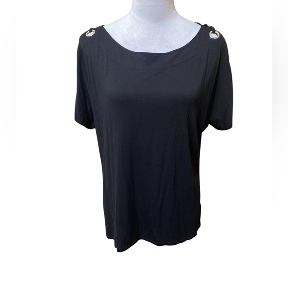 Cable & Gauge Tops - Cable & Gauge Grommet Detail Blouse